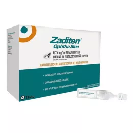 ZADITEN ophtha sine 0,25 mg/ml szemcsepp egyszeri adag, 50 db