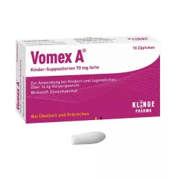VOMEX A Gyermekkúpok 70 mg forte, 10 db