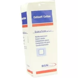CUTISOFT Pamut Összenyomva 5x5 cm, 100 db