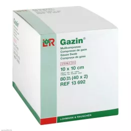 GAZIN Géz komp.10x10 cm steril 12 rétegű, 40X2 db