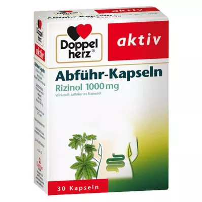 DOPPELHERZ Hashajtó kapszula Rizinol 1000 mg, 30 db DOPPELHERZ Hashajtó kapszula Rizinol 1000 mg, 30 db