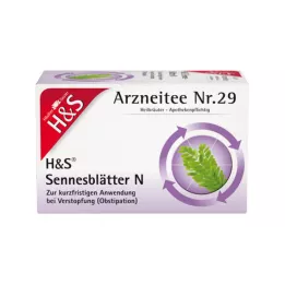 H&S Senna levelek N szűrőzsák, 20X1,0 g