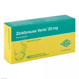 ZINKBRAUSE Verla 25 mg pezsgőtabletta, 40 db