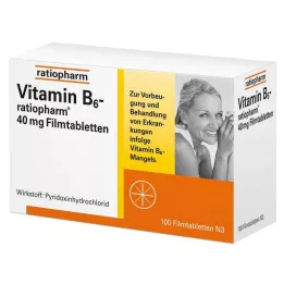 VITAMIN B6-RATIOPHARM 40 mg filmtabletta, 100 db