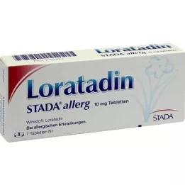 LORATADIN STADA 10 mg allergiás tabletták, 7 db
