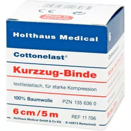 KURZZUGBINDE Cottonelaszt 6 cmx5 m, 10 db