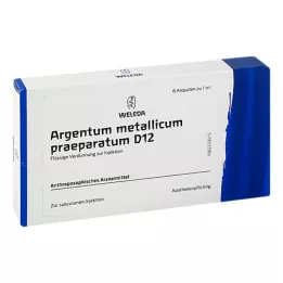 ARGENTUM METALLICUM praeparatum D 12 ampulla, 8 db
