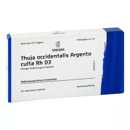 THUJA OCCIDENTALIS ARGENTO Culta D 3 ampulok, 8x1 ml
