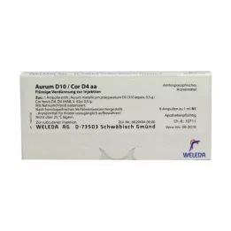 AURUM D 10/COR D 4 AA ampulok, 8x1 ml