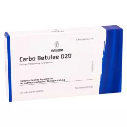 CARBO BETULAE D 20 ampulla, 8X1 ml