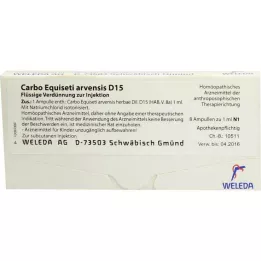 CARBO EQUISETI Arvensis D 15 ampulok, 8x1 ml