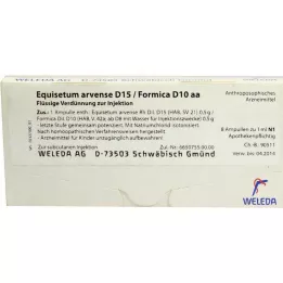 EQUISETUM ARVENSE D 15/Formica D 10 aa ampulla, 8X1 ml