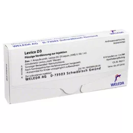 LEVICO D 3 ampulla, 8X1 ml