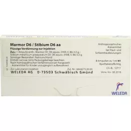 MARMOR D 6/Stibium D 6 AA ampulok, 8x1 ml