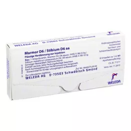MARMOR D 6/Stibium D 6 AA ampulok, 8x1 ml