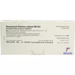 TARAXACUM STANNO CULTUM RH D 2 Ampoules, 8x1 ml