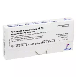 TARAXACUM STANNO cultum RH D 3 ampulla, 8X1 ml