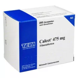 CALCET 475 mg-os filmtabletta, 200 db