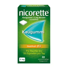 NICORETTE 2 mg friss gyümölcs rágógumi, 30 db