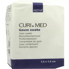 MULLKOMPRESSEN 7,5x7,5 cm nem steril 8 rétegű, 100 db