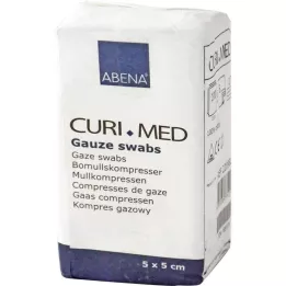 VLIESKOMPRESSEN nem steril 5x5 cm 4 réteg, 50X100 db