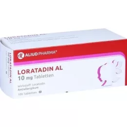 LORATADIN AL 10 mg tabletta, 100 db