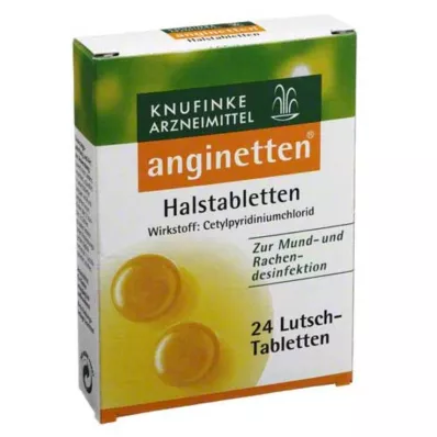 ANGINETTEN Torokpasztilla, 24 db ANGINETTEN Torokpasztilla, 24 db