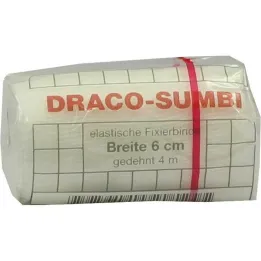 Dracosumbi rögzítő pólya 6 cm x 4 m fehér, 1 db
