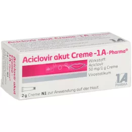 ACICLOVIR akut creme-1a pharma, 2 g