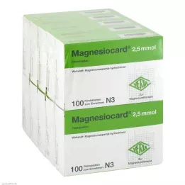 MAGNESIOCARD 2,5 mmol-os filmtabletta, 10X100 db