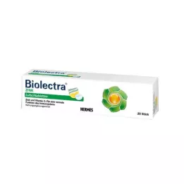 BIOLECTRA Cink pasztilla, 20 db