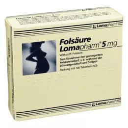 FOLSÄURE LOMAPHARM 5 mg-os tabletta, 100 db