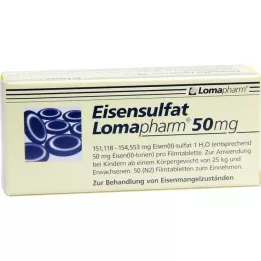 EISENSULFAT Lomapharm 50 mg filmtabletta, 50 db