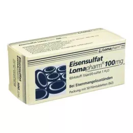 EISENSULFAT Lomapharm 100 mg filmtabletta, 50 db