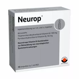 NEUROP Injekciós oldatos ampullák, 10X1 ml