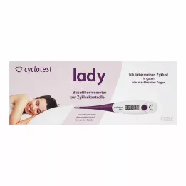 CYCLOTEST női alaphőmérő, 1 db