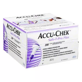 ACCU-CHEK Safe T Pro Plus lándzsa, 200 db