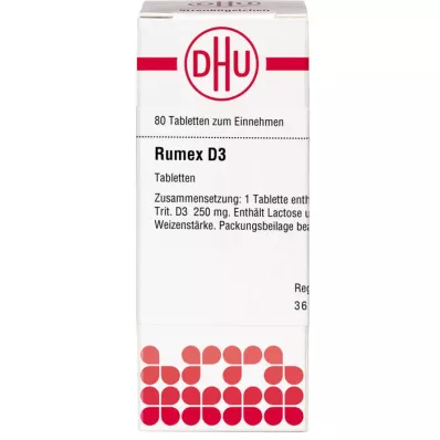 RUMEX D 3 tabletta, 80 db