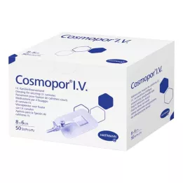 COSMOPOR I.V. Cherülenfixierverband 6x8 cm, 50 db