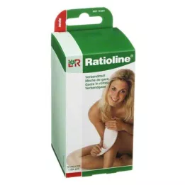 RATIOLINE akut géz 10 cmx2 m tekercselt, 1 db