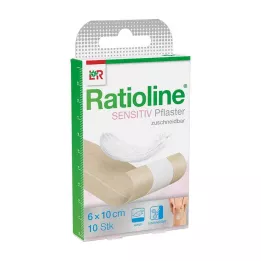 RATIOLINE érzékeny sebkötöző 6 cmx1 m, 1 db
