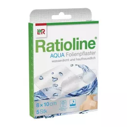 RATIOLINE aqua zuhany vakolat 8x10 cm, 5 db