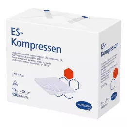ES-KOMPRESSEN Unsteril 10x20 cm 12 -szer, 100 db