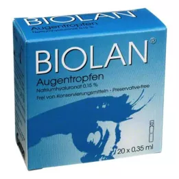 BIOLAN Egyadagos szemcsepp pipetta, 20X0,35 ml