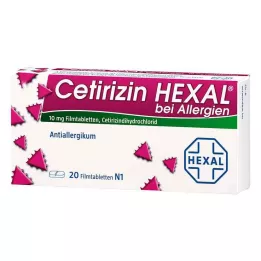 CETIRIZIN HEXAL Allergia filmtabletta, 20 db