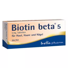 BIOTIN BETA 5 tabletta, 20 db