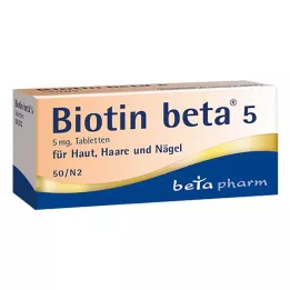 BIOTIN BETA 5 tabletta, 50 db