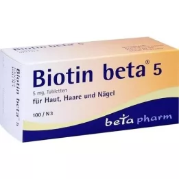 Biotin Beta 5 tabletta, 100 db