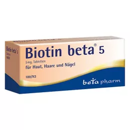 BIOTIN BETA 5 tabletta, 100 db
