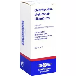 CHLORHEXIDINDIGLUCONAT oldat 2% koncentrátum, 50 ml